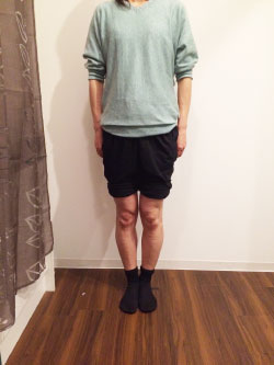 美脚調整後の写真