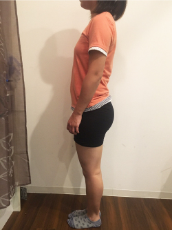 産後骨盤矯正の施術前